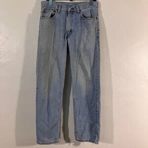 Levi’s 550 Vintage Y2K Blue‎ Light Wash Faded Distressed Denim Jeans